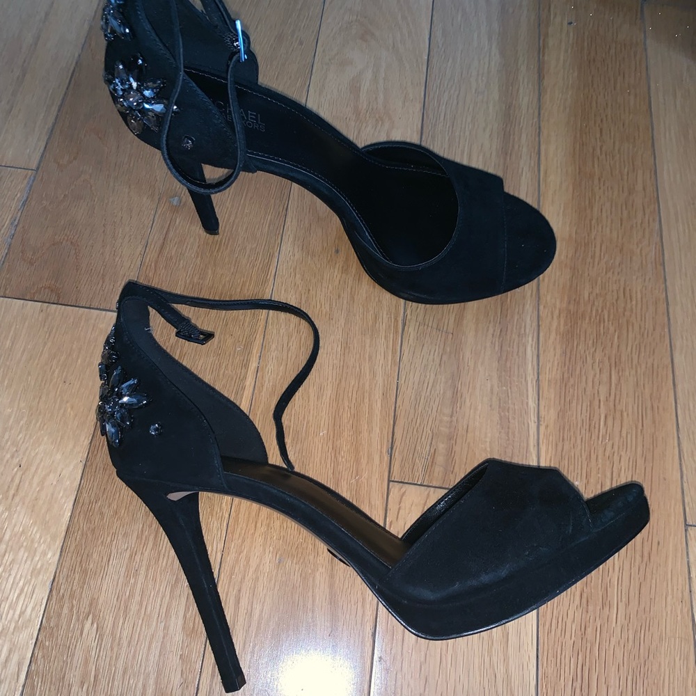 -✨🛍NWT Michael Kors Jeweled Heeled Sandals✨🛍 - Picture 2 of 13